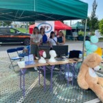 Pracownicy Poradni podczas Powiatowego Pikniku Planuję zdrowe, aktywne życie