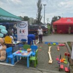 Punkt dla dzieci podczas Pikniku Planuje zdrowe aktywne życie